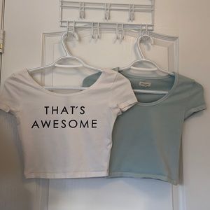 Urban Outfitters, H&M: Crop Top Bundle (2 Pieces)